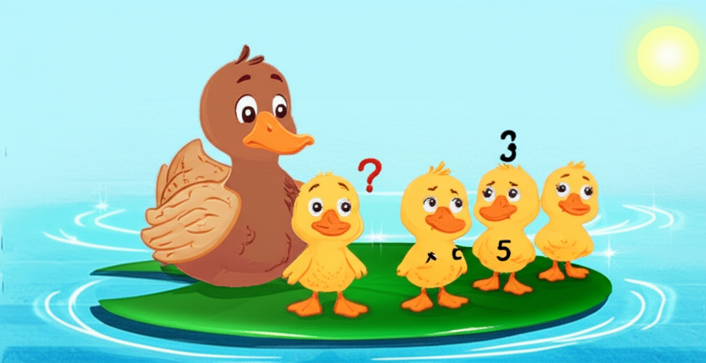 Tito, el Patito Despistado y los Números Escondidos