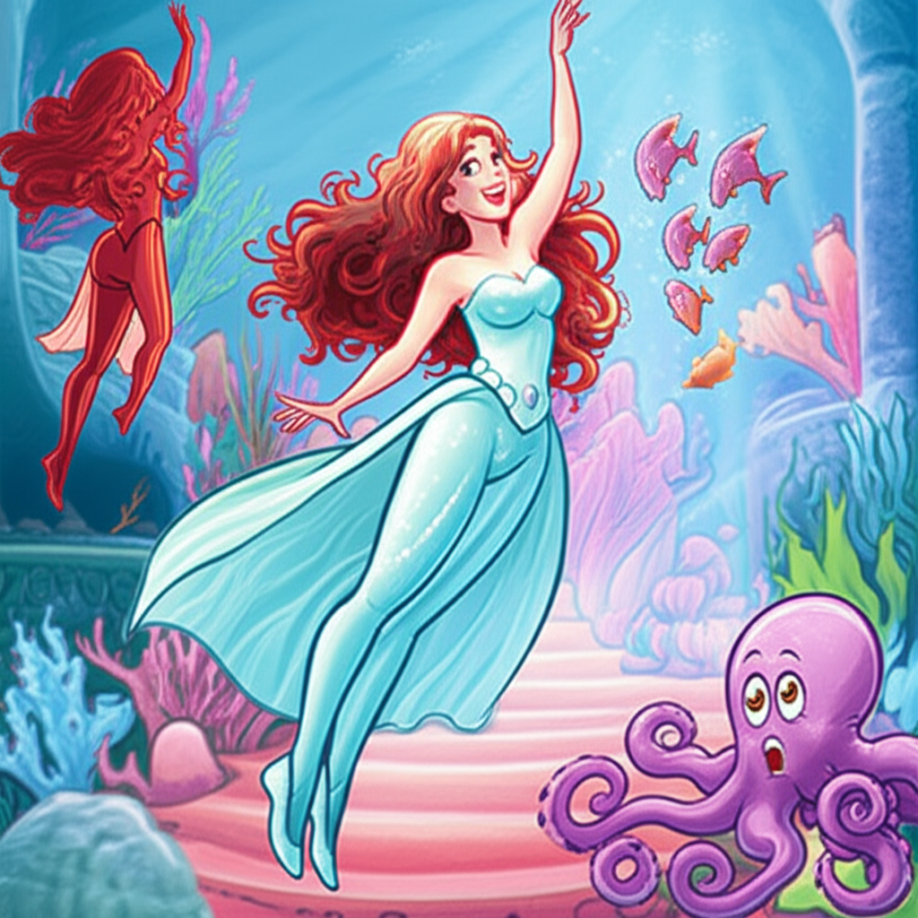 ¡Las Princesas, el Pulpo y el Mar Embrujado!