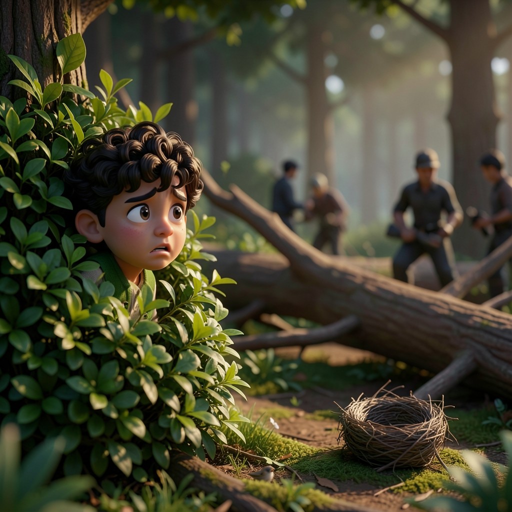 Mateo y el Corazón del Bosque Verde - ilustración 1