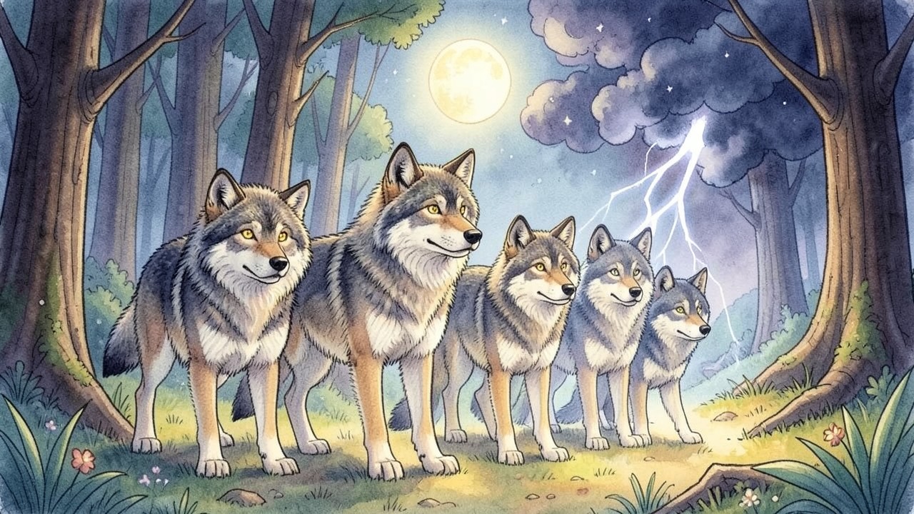 La Manada de Lobos y el Lobo Malvado