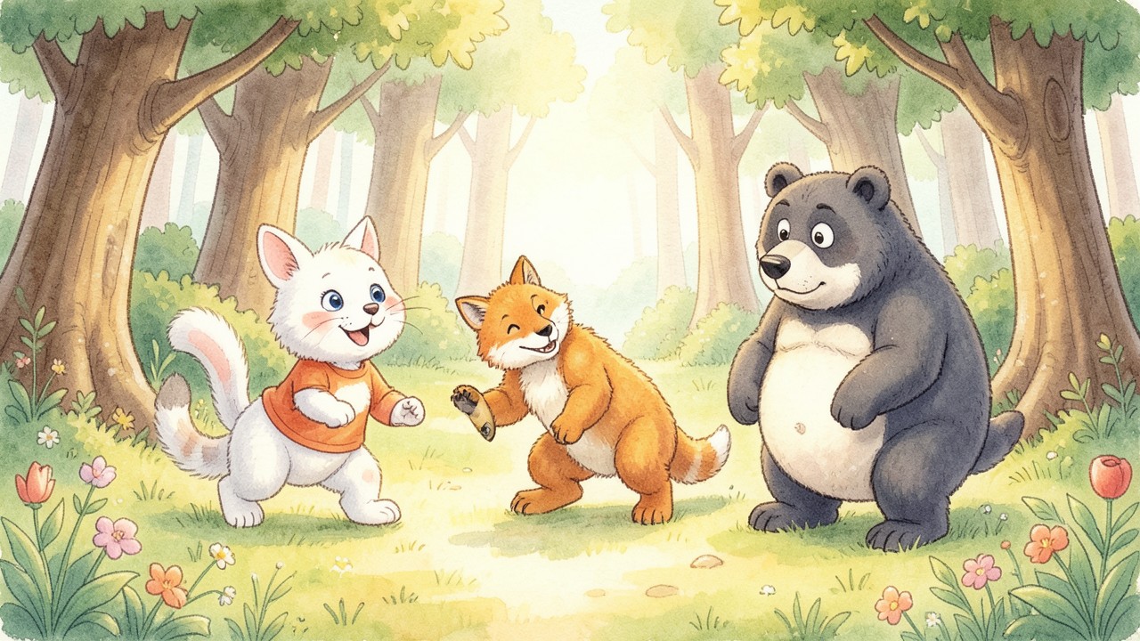 Los Animales Saludables del Bosque