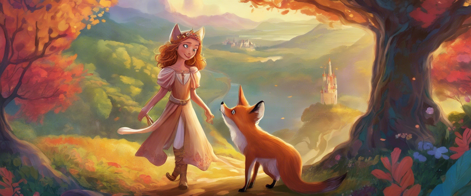 La princesa Mía y el zorro salvador