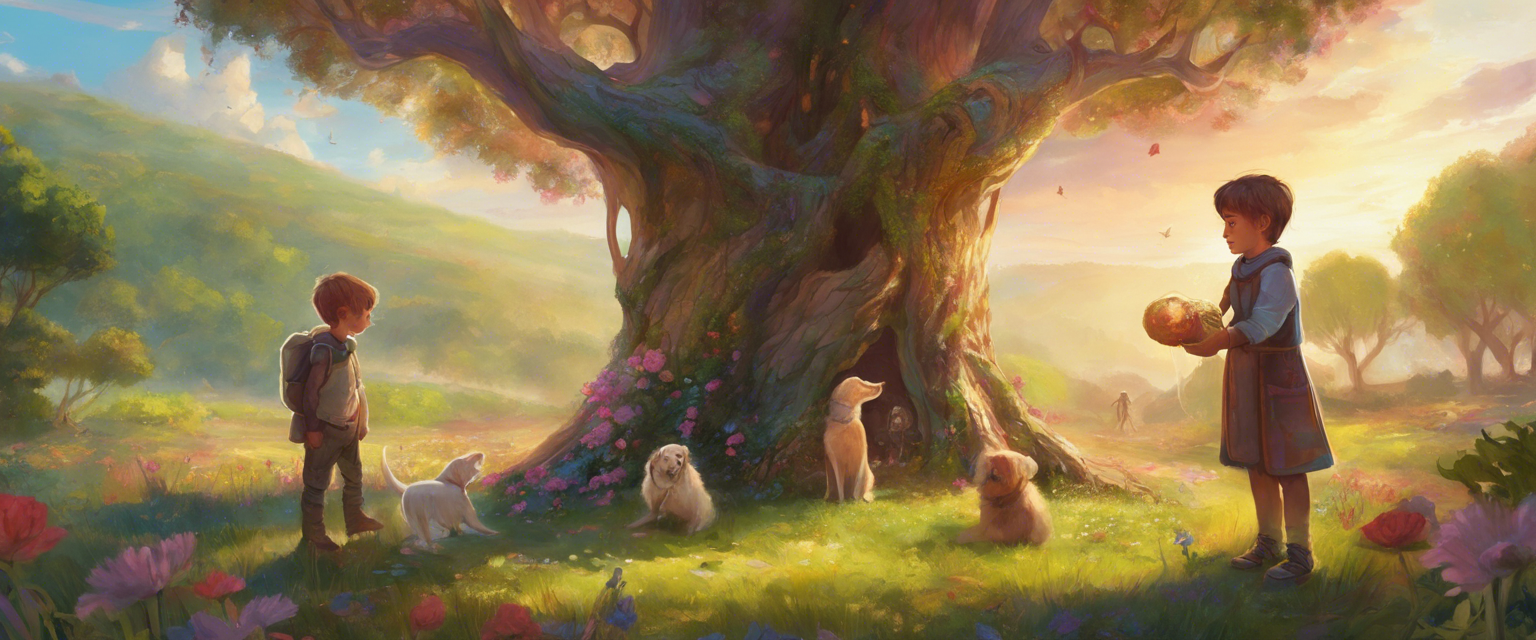 La magia del jardín de hermanos