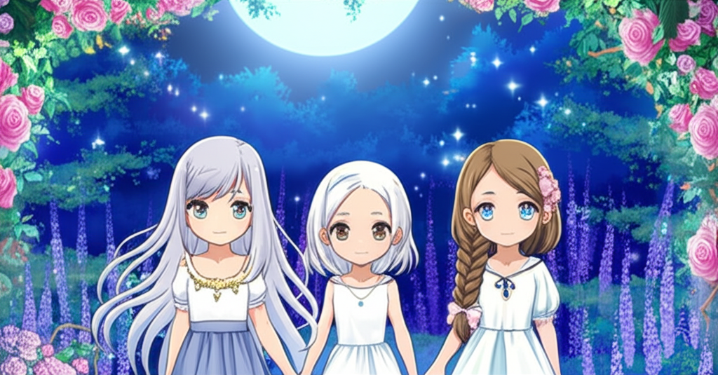 Las Hermanas Lunares y el Jardín de la Pureza
