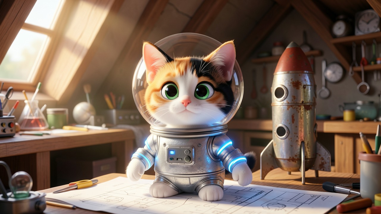 Luna y el Misterio del Ovillo Galáctico