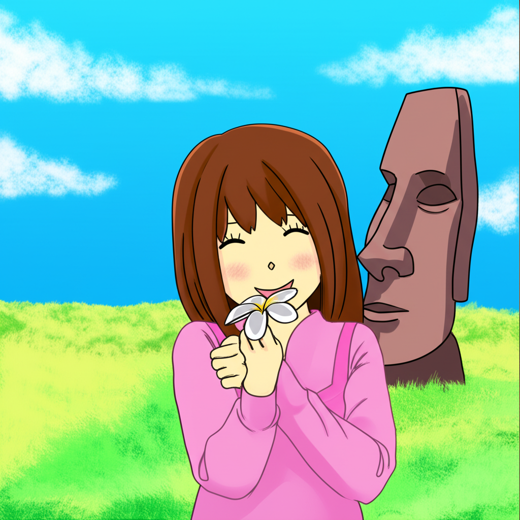 ¡Agustina en Rapa Nui: El Misterio de los Moáis Sonrientes!