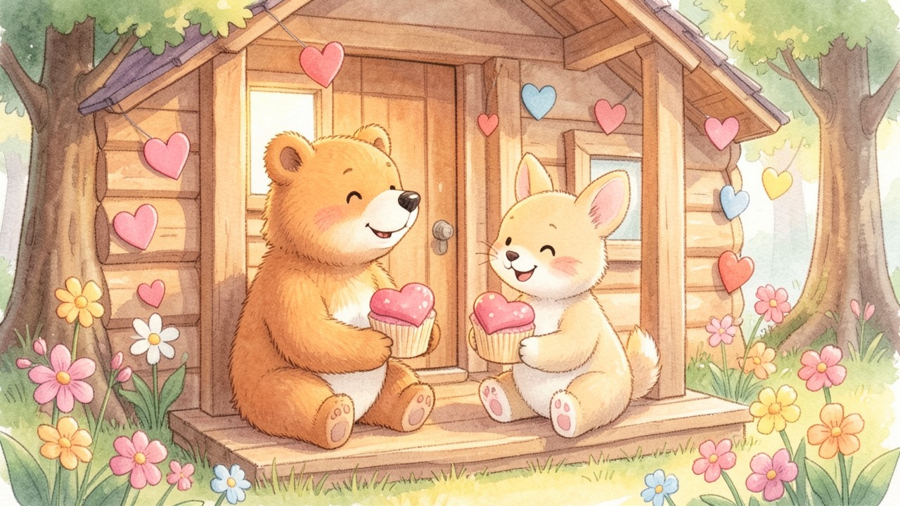 El Día de San Valentín de Oso y Conejo