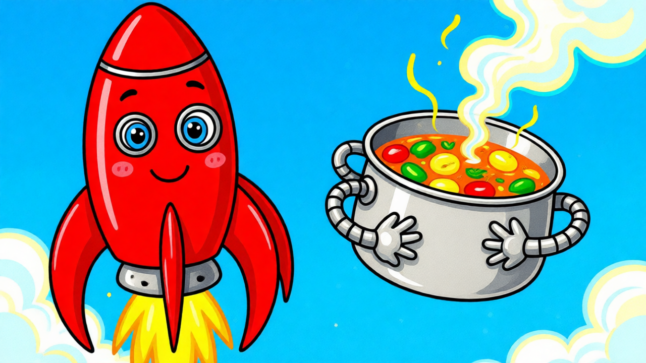 Rocket y el Gran Rescate de la Sopa de la Abuela