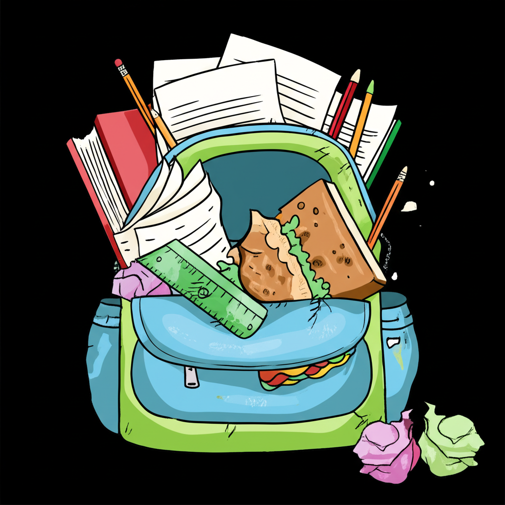 ¡El Misterio del Mochila Desordenada y el Rescate de los Libros!