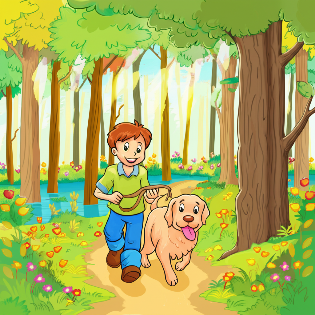 Juan y Max: ¡Aventura Peligrosa en el Bosque Encantado!