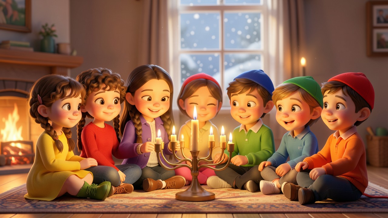 Las Ocho Luces de Janucá: Un Regalo de los Abuelos