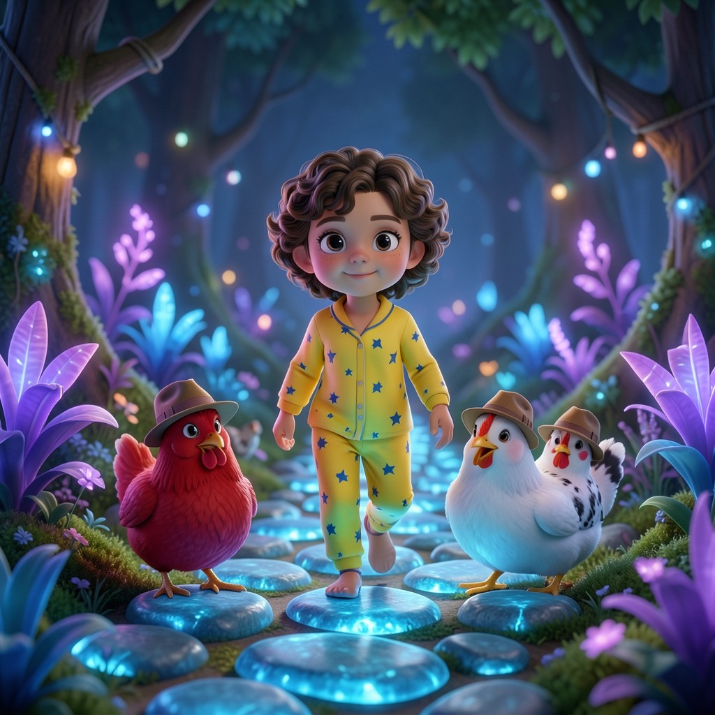 Lucía y el Sendero de las Plumas Mágicas - ilustración 1
