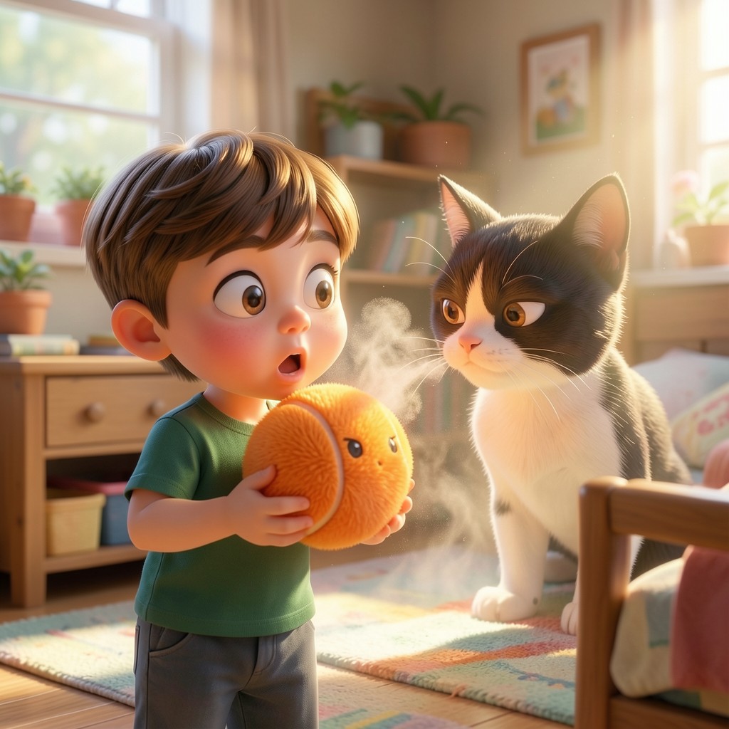 Ruperto y el misterio de la pelota naranja - ilustración 1
