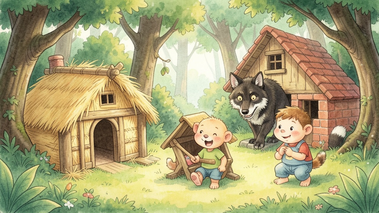 Los Tres Cochinitos: La Casa Más Fuerte