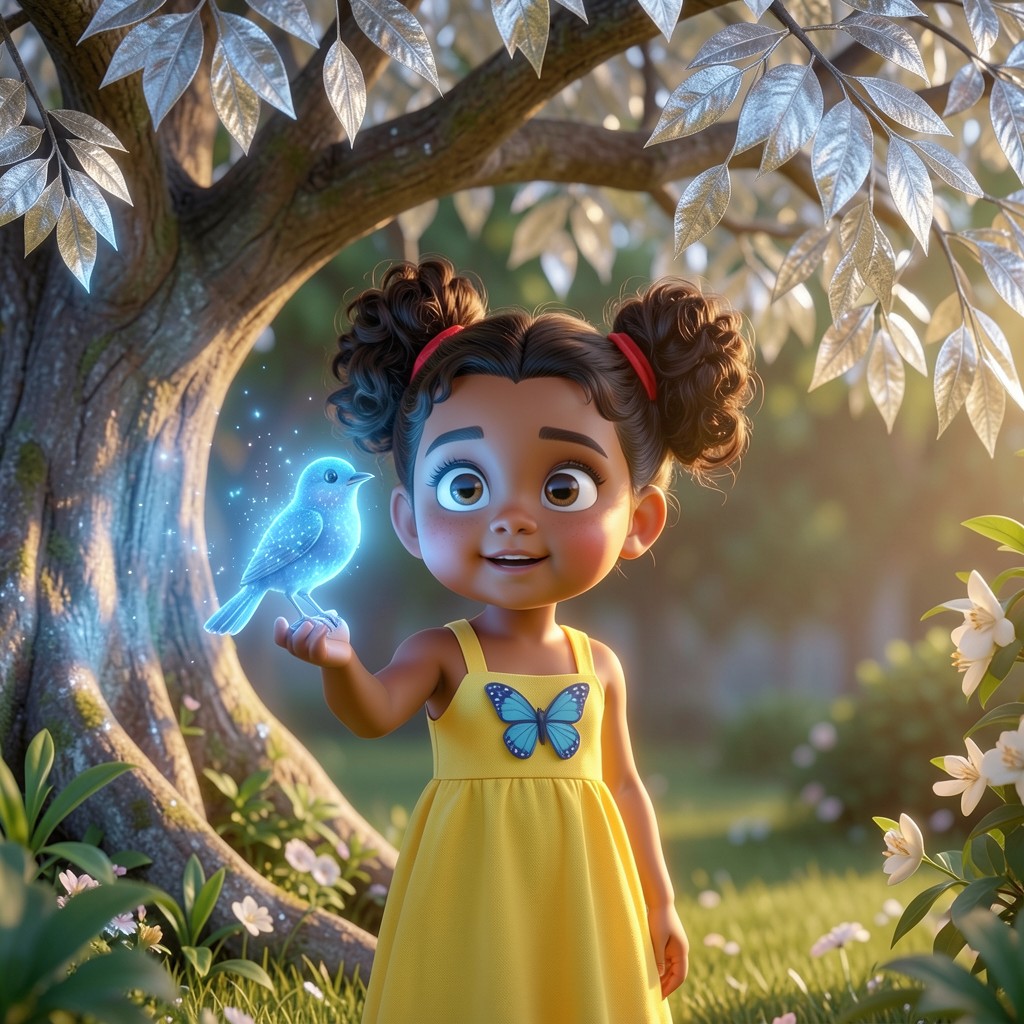 Khatija and the Garden of Giggling Glows - illustration 2