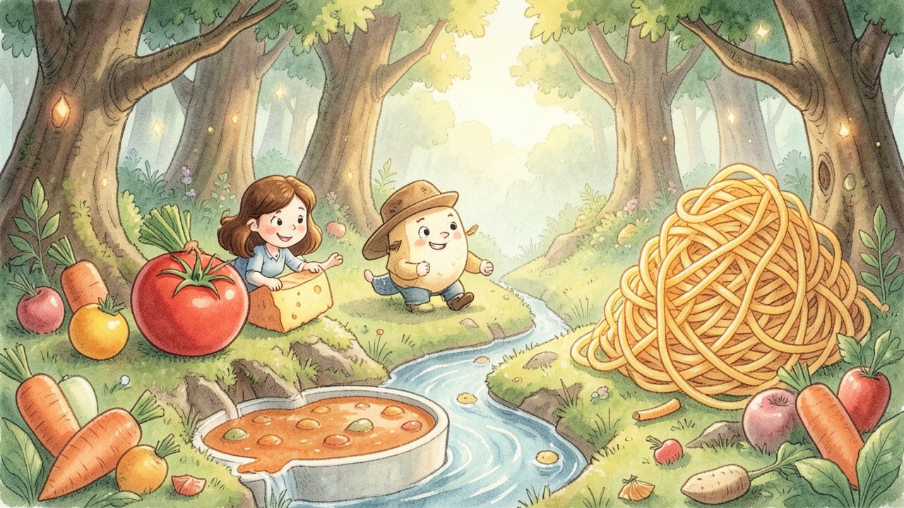 El Viaje Mágico de los Alimentos