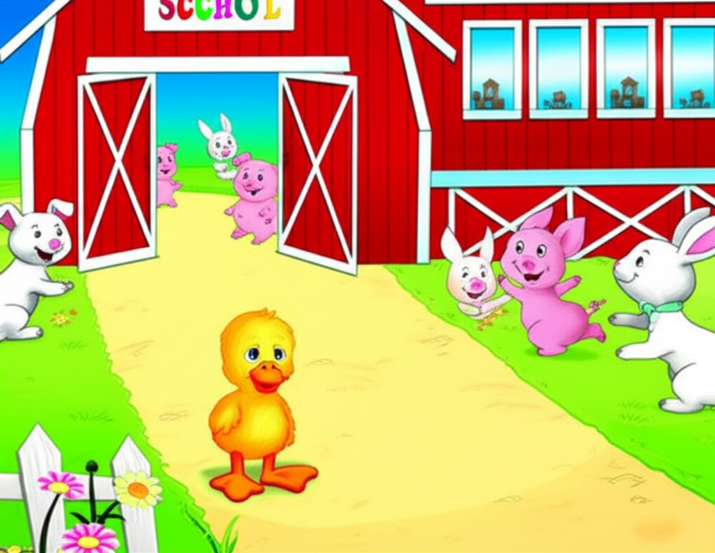 ¡Pato Aprende a Contar en la Granja Feliz!