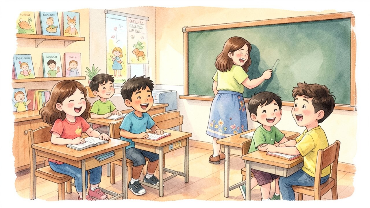 **¡La Escuela es Divertida!**