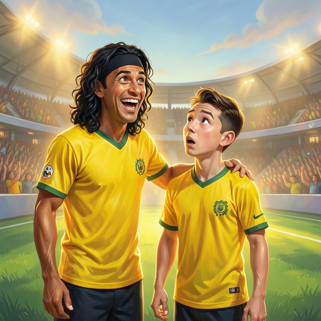 Leo y el Hechizo del Balón Sonriente - ilustración 1
