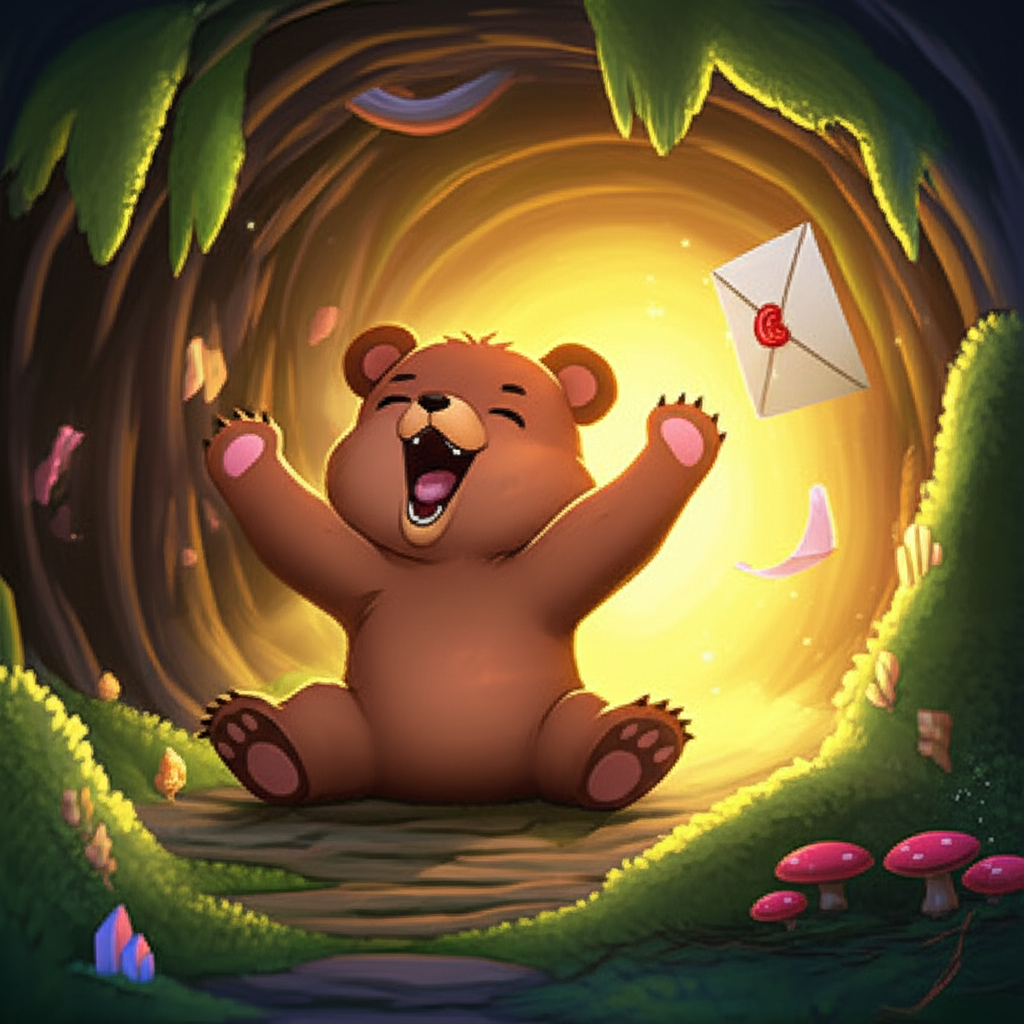 Kuma y el Secreto del Bosque Brillante