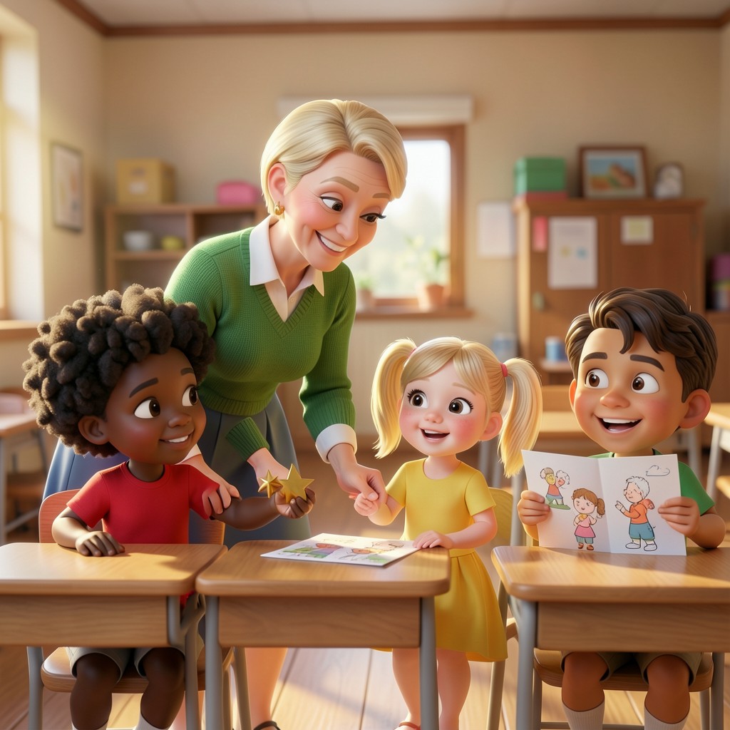 Estrellas y Reglas en la Escuela - ilustración 1