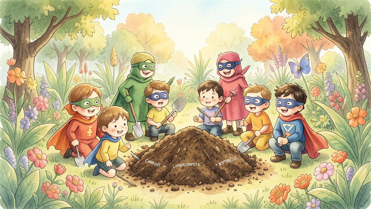 ¡Los superhéroes del jardín: los abonos orgánicos!