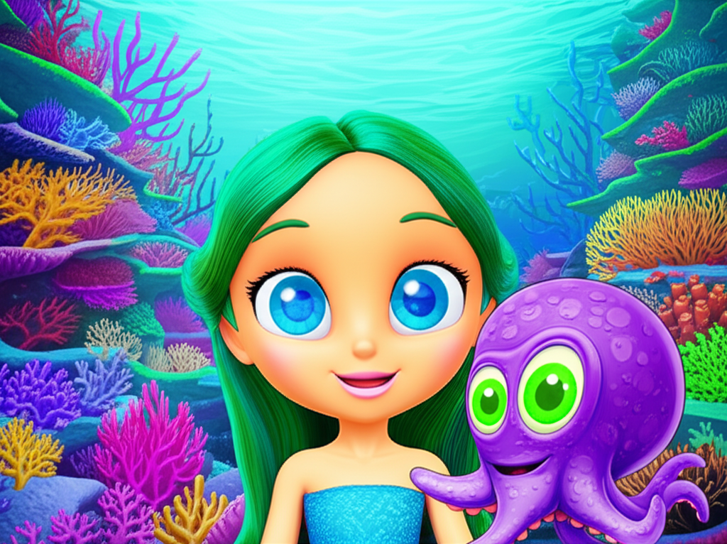 ¡La Princesa Coralina y el Pulpo Superhéroe contra el Mar Embrujado!