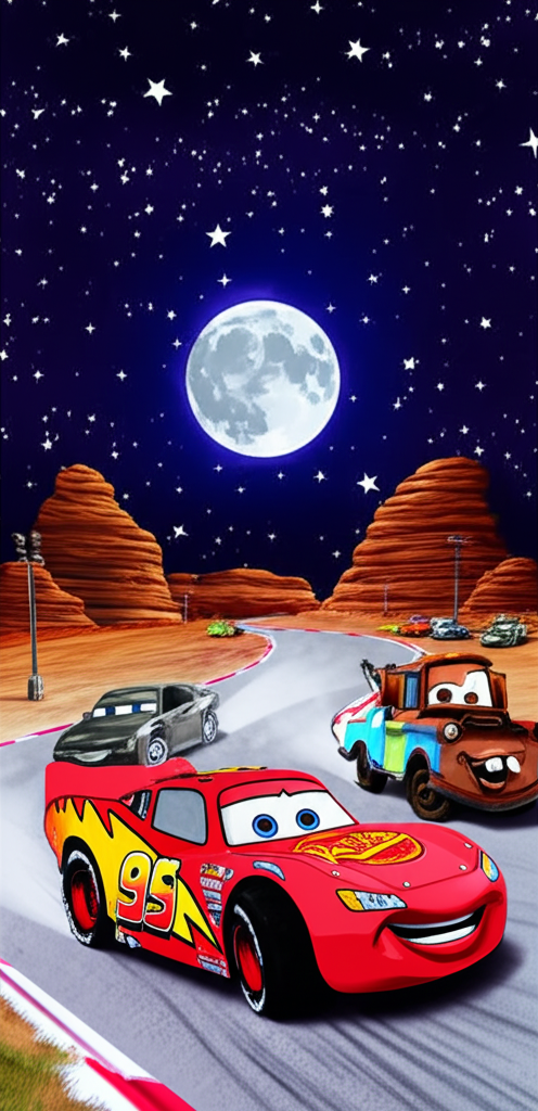 Rayo McQueen y la Carrera de las Estrellas Fugaces