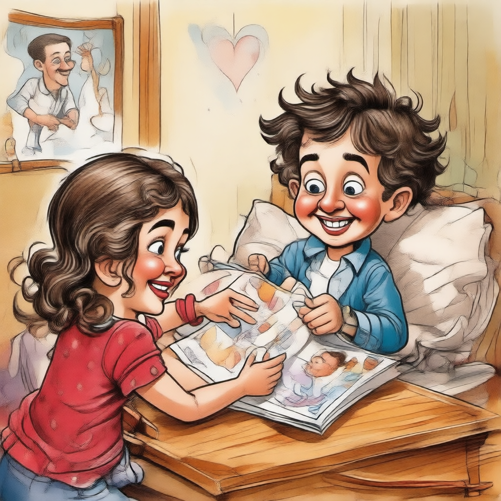 El Regalo que Pintó Sonrisas - ilustração 1