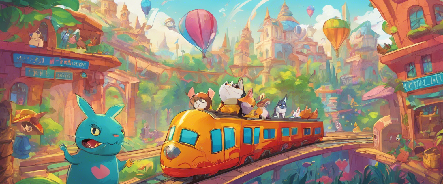 El Viaje del Tren Binquin 315 y la Aventura de Santi, el Gato Ñoño