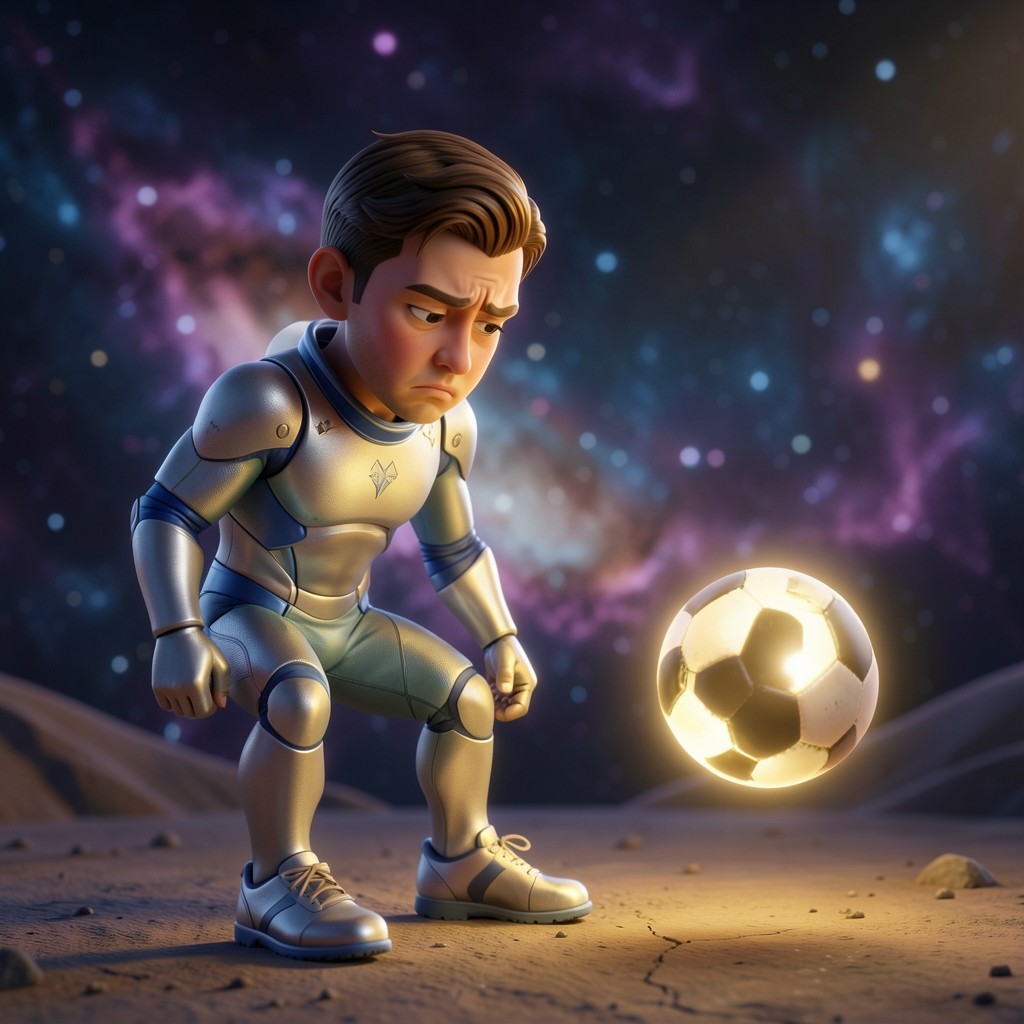 Messi y el Penalti de la Nebulosa Plateada - ilustración 1
