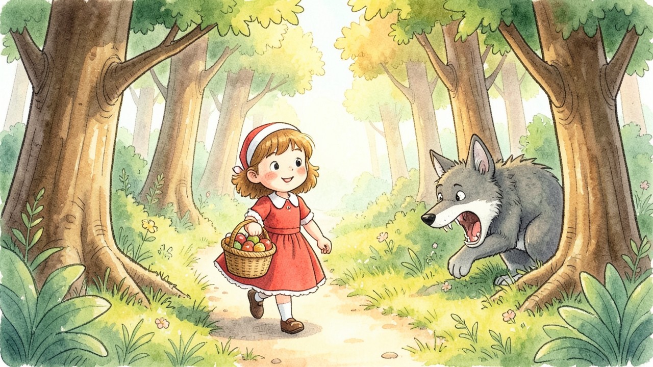 Caperucita Roja y el Lobo Hambriento