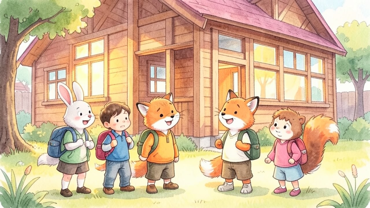 El Primer Día de Clases de los Animales
