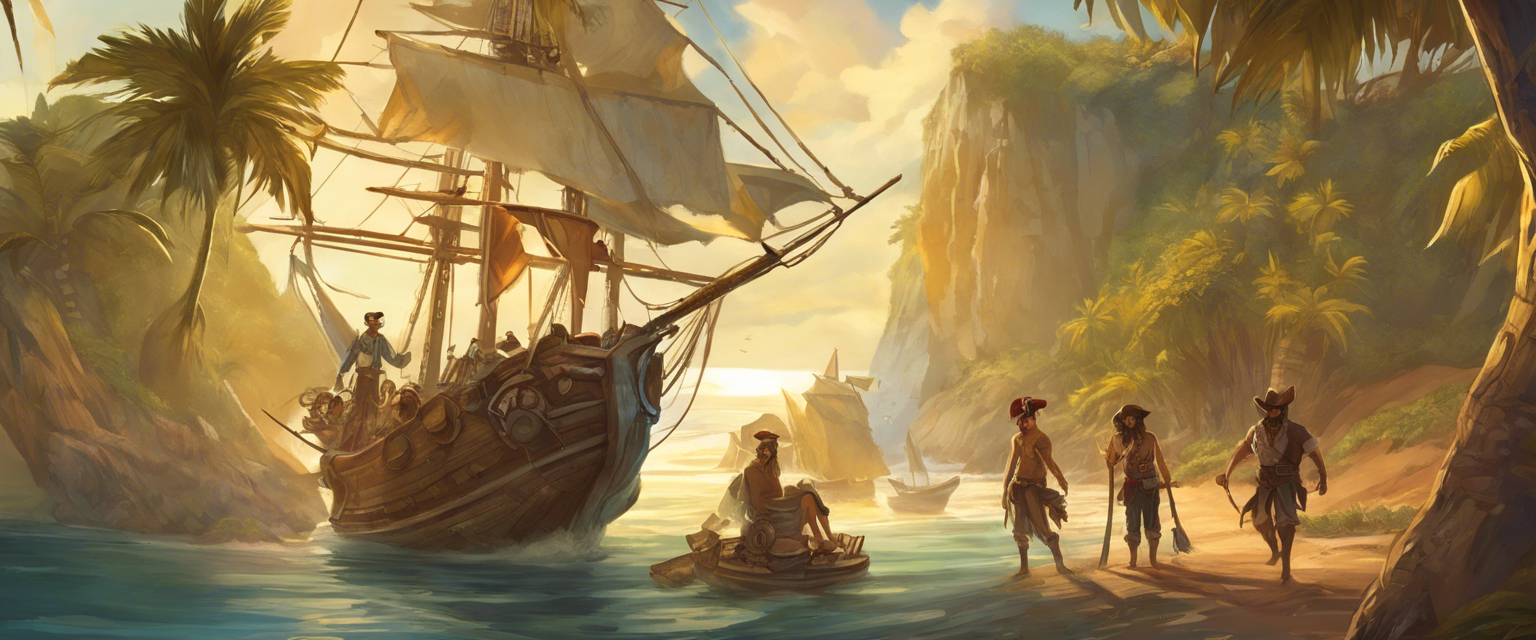 La búsqueda del tesoro en la isla misteriosa