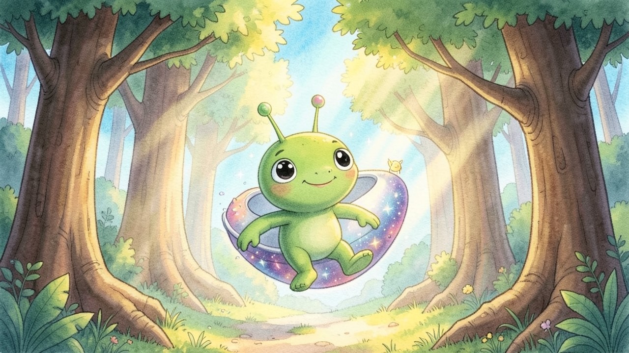 El Extraterrestre Perdido y su Nuevo Amigo