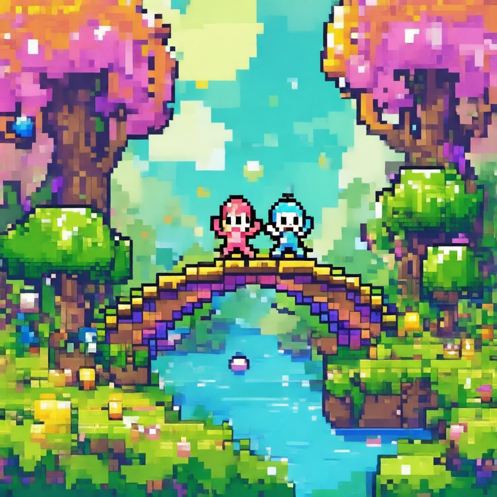 Sprunky Rosa y el Secreto del Reino de los Píxeles - ilustración 1