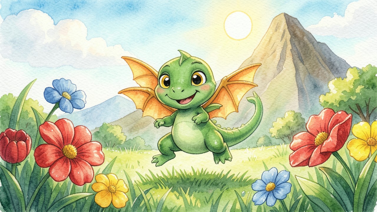 El Pequeño Dragón Tito Aprende a Volar