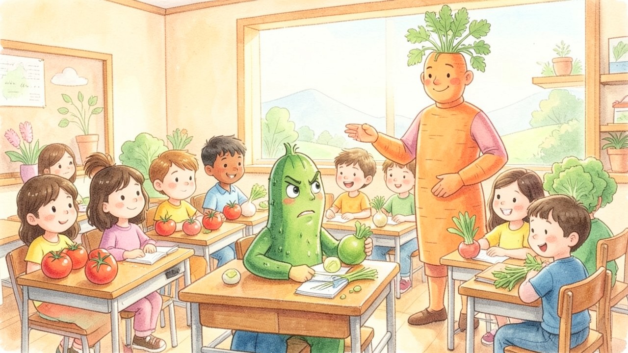 "Pepinito el Valiente: ¡Un Héroe en la Escuela!"