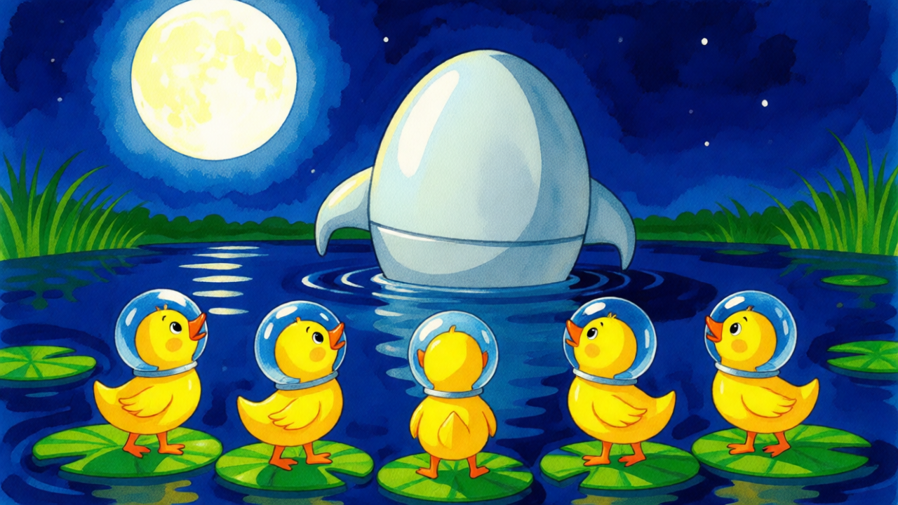 La Odisea Galáctica de los Cinco Patitos