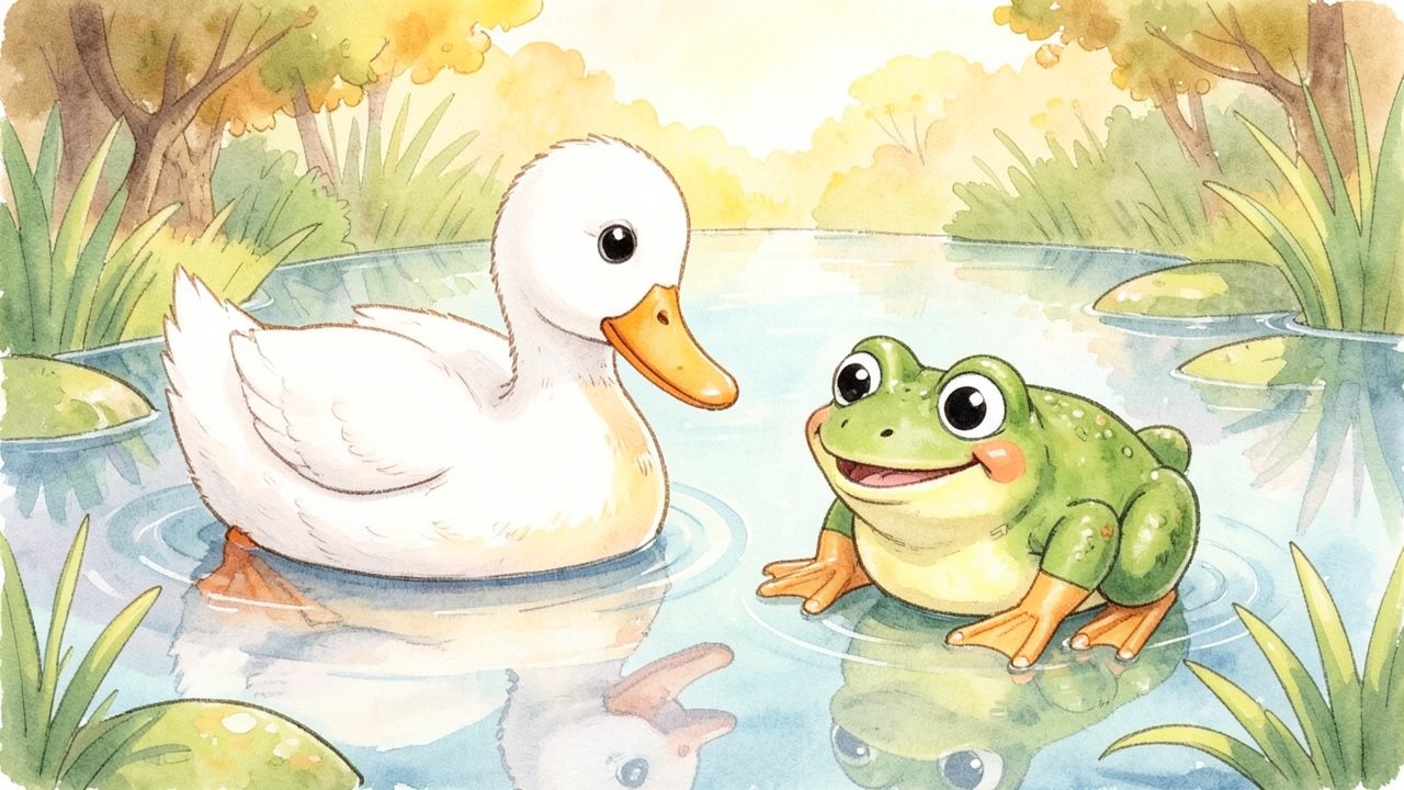 El Pato y el Sapo: Una Amistad Inesperada
