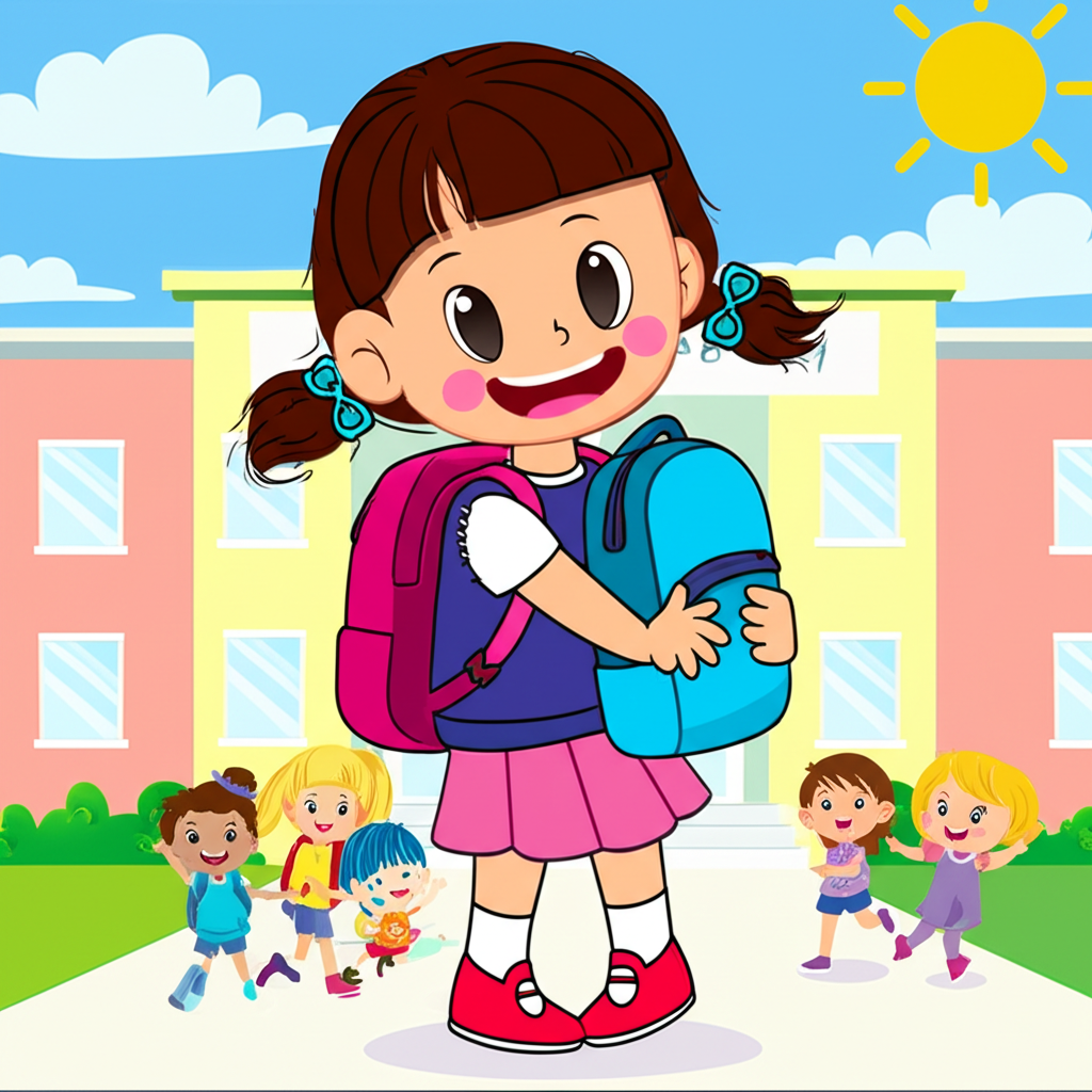 ¡Valentina, la Reina de su Mochila!