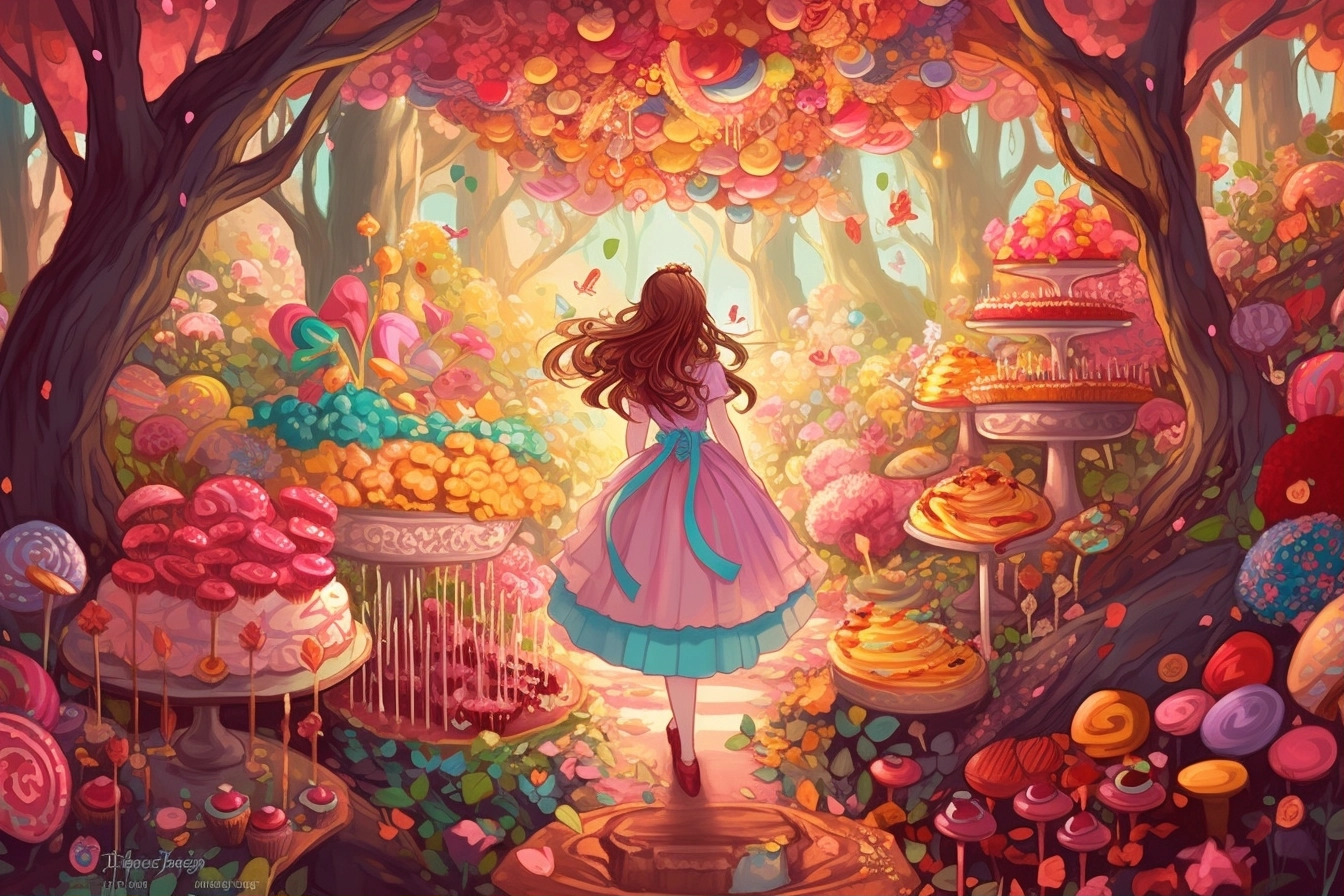 La Princesa Luciana y la Batalla en el Mundo de Dulces