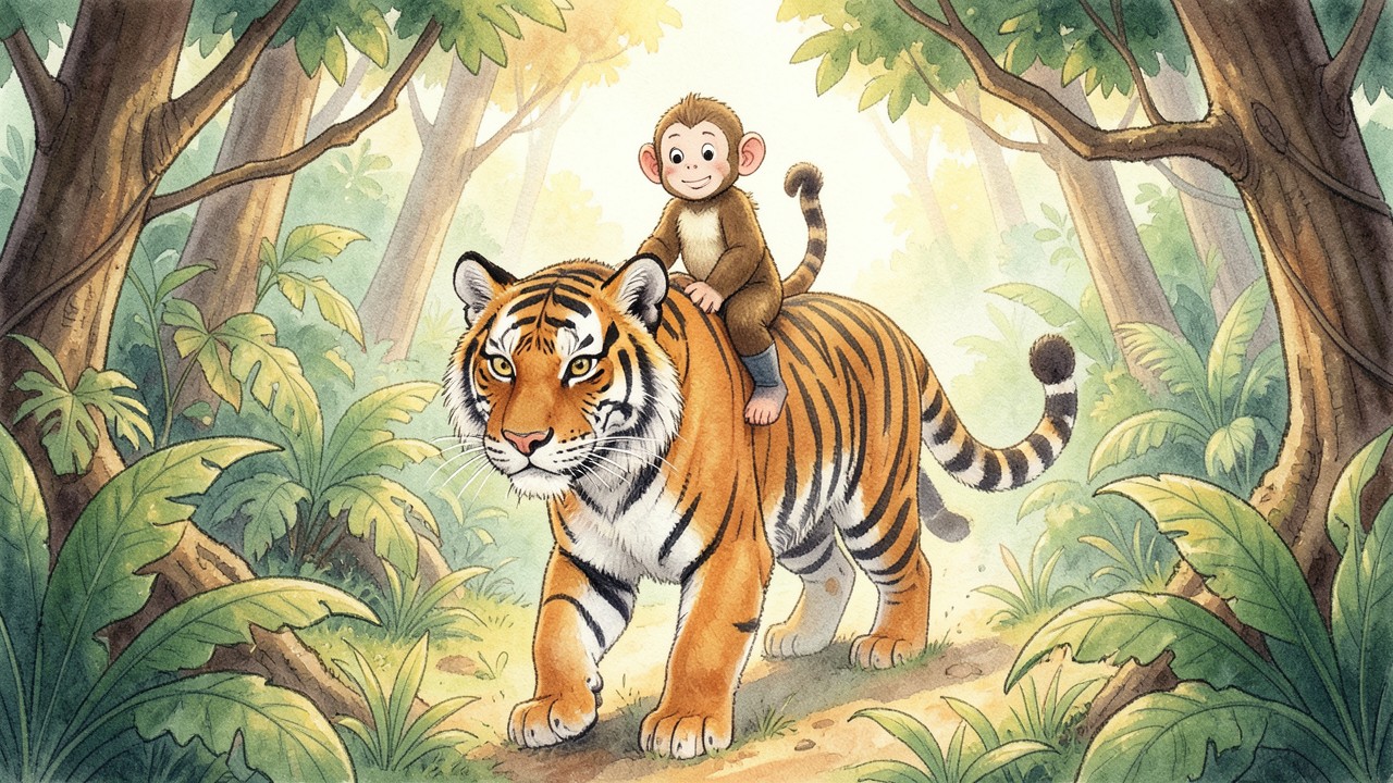 El Tigre y el Mono: Una Amistad Inesperada