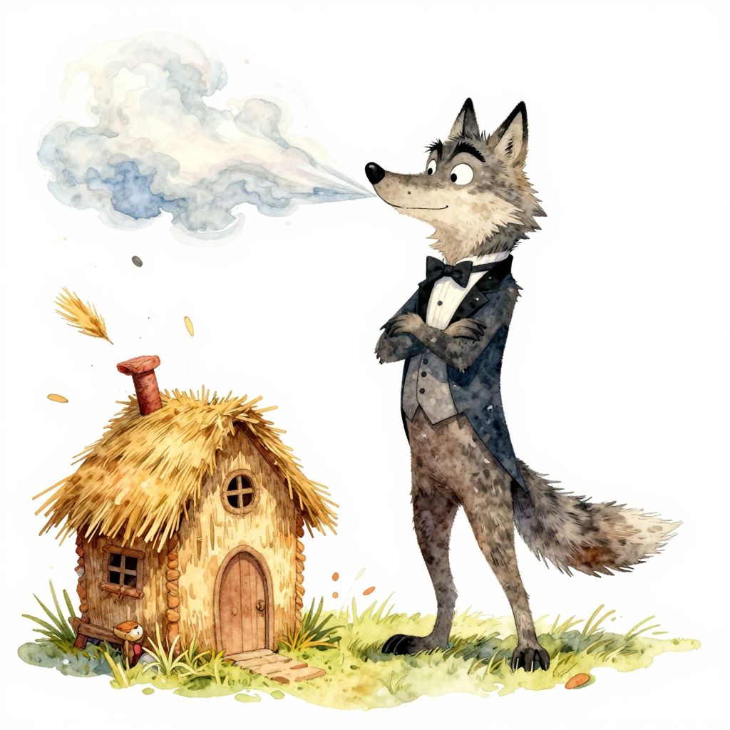 The Three Little Pigs - illustration 1