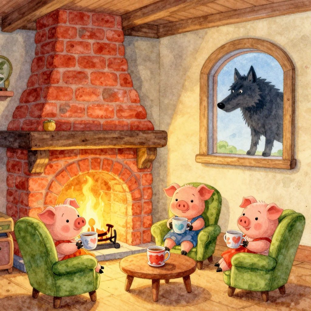 The Three Little Pigs - illustration 2