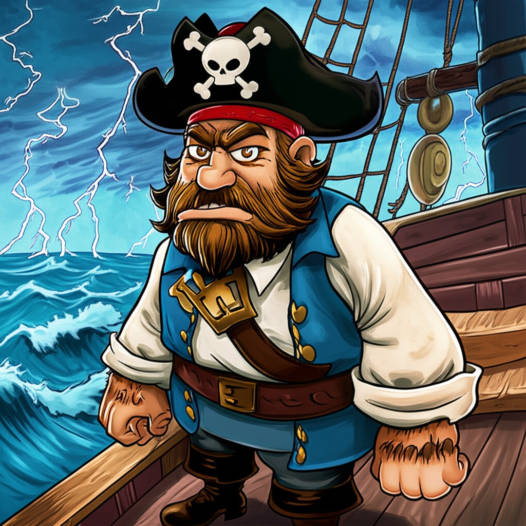 El Pirata Gruñón y el Tesoro de la Amistad