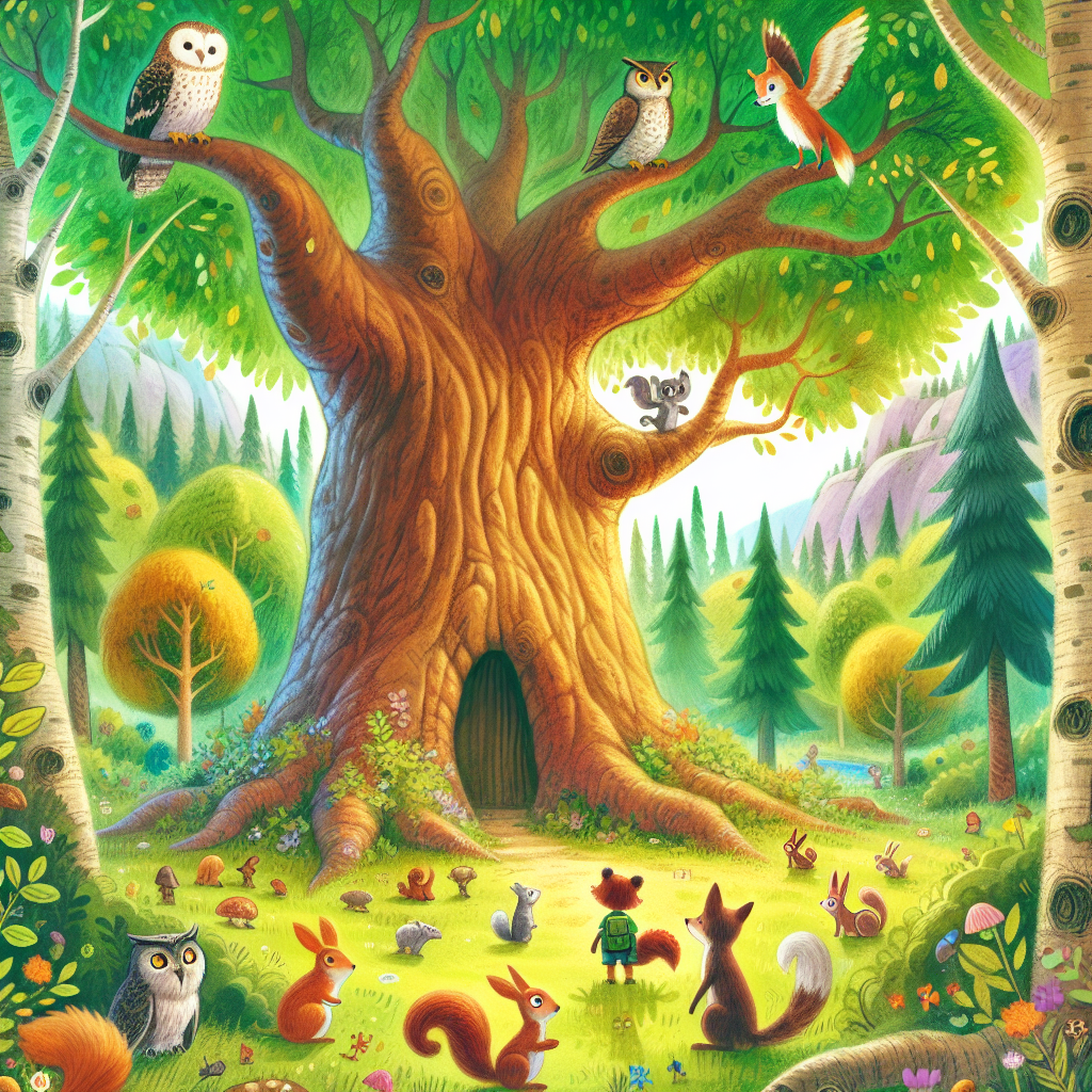 El Gran Árbol y el Pequeño Amigo