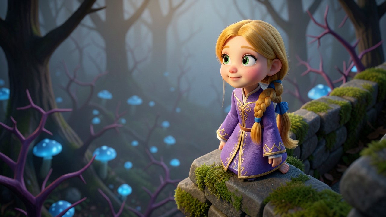 Rapunzel y el Misterio del Jardín Sombrío