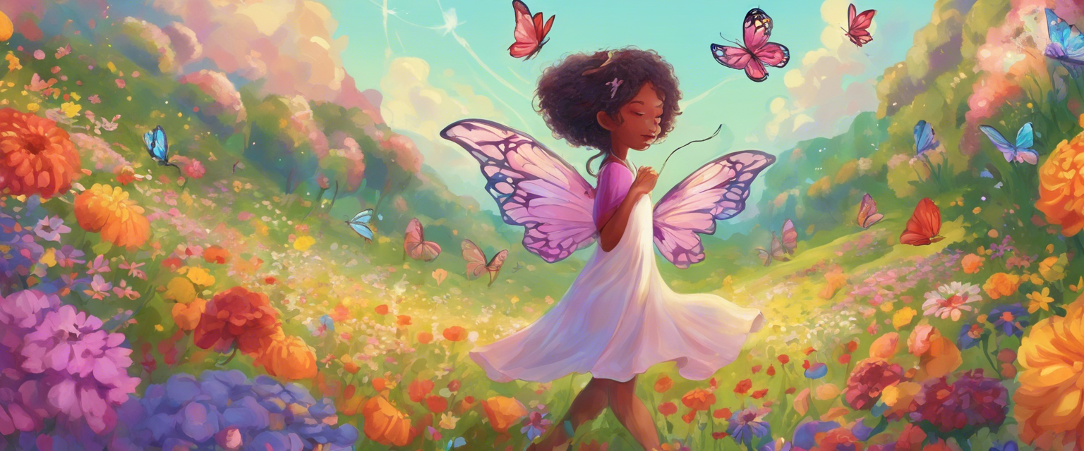 Lunita y las Mariposas Brillantes