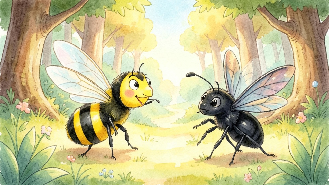 La Abeja y la Avispa Amigas